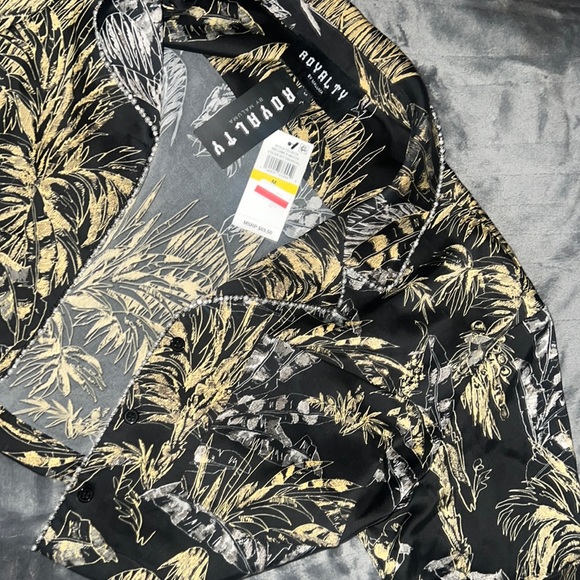 Tops | Royalty Bymalumacrop Top Bottom Up Down Blouse Shirt With ...